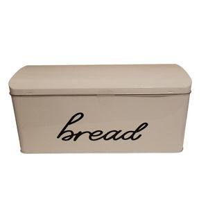 Target Bullseye Metal Kitchen Countertop Bread Loaf Box Container Bin Storage